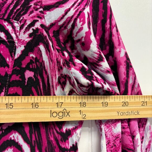 Kut From The Kloth Women Boho Maximalist Animal Print Blouse Size M Feminine USA - Picture 4 of 10